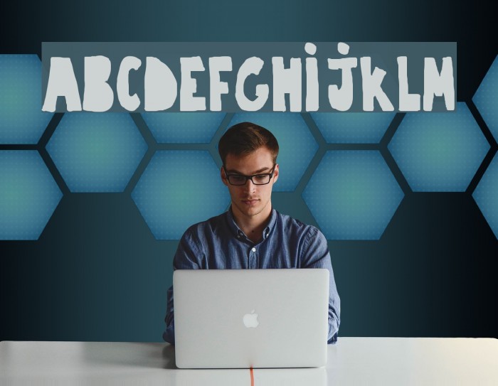 trouble-closebold Font examples