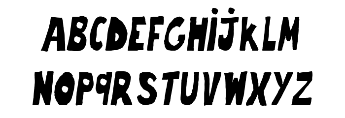 trouble-italique Schriftart Kleinbuchstaben