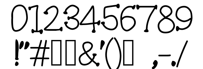 troublemakers Font OTHER CHARS