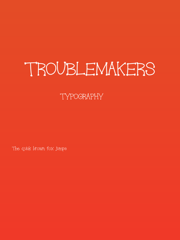 troublemakers Poster