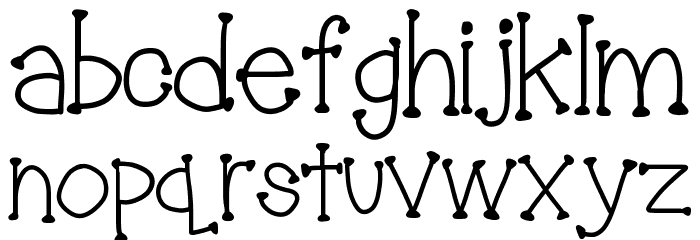 troublemakers Font LOWERCASE