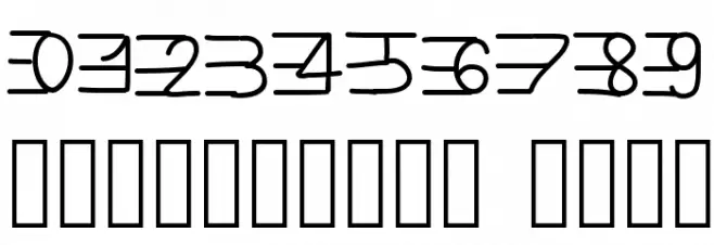 trouverlecode Font OTHER CHARS