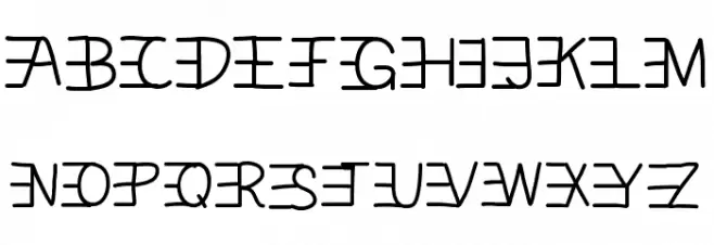 trouverlecode Шрифта ВЕРХНИЙ