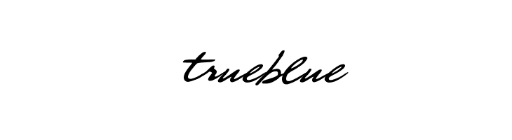 trueblue Шрифта