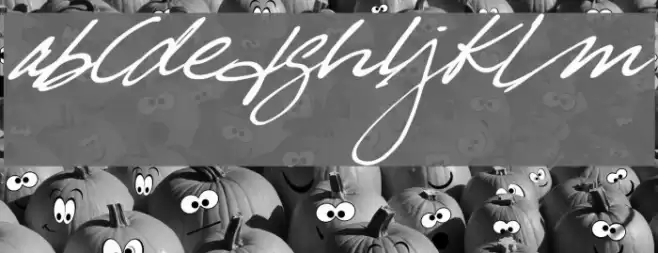 trueblue Font examples