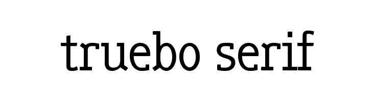 truebo serif  Скачать бесплатные шрифты