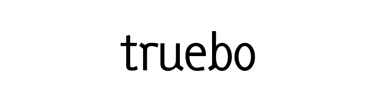 truebo  Скачать бесплатные шрифты
