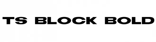 TS Block Bold  フリーフォントのダウンロード