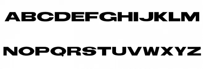 TS Block Bold フォント 小文字