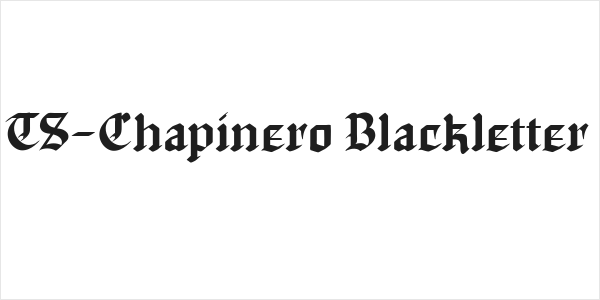 TS-Chapinero Blackletter Logo