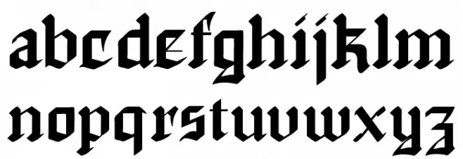 TS-Chapinero Blackletter Fuentes MINÚSCULAS