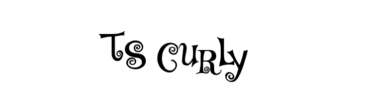 TS Curly Font