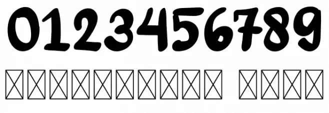 TSAMARARegular Font OTHER CHARS