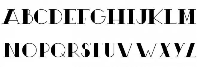 TSF et Compagnie Tryout フォント 大文字