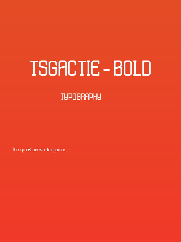 TSGActie-Bold Poster