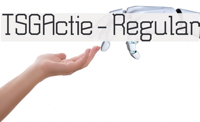 TSGActie-Regular Font examples