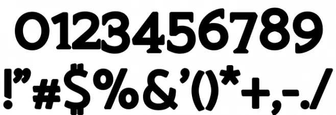 TSGRomulus-Bold Font OTHER CHARS