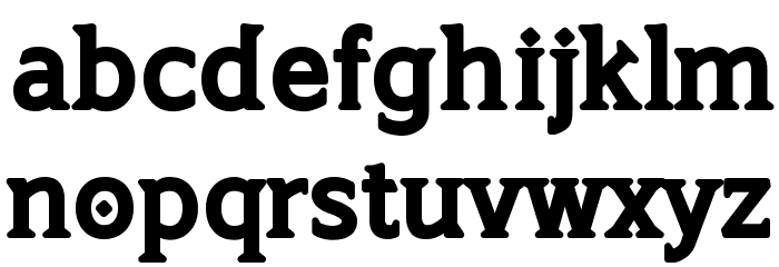 TSGRomulus-Bold Font LOWERCASE
