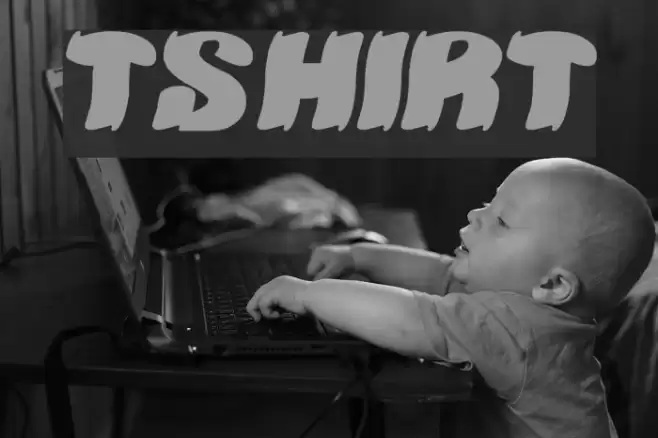 TSHIRT Font examples