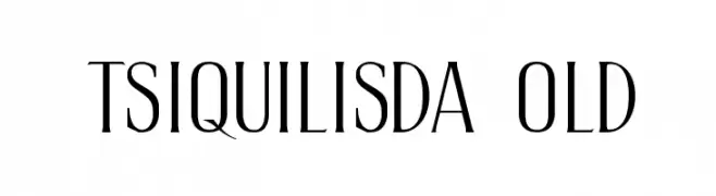 TSIQUILISDA OLD  Frei Schriftart Herunterladen