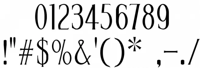 TSIQUILISDA OLD Font OTHER CHARS