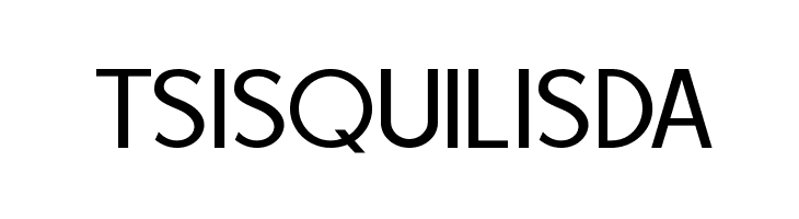 TSISQUILISDA Font