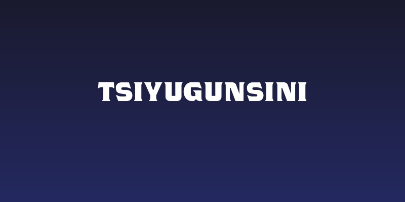 TSIYUGUNSINI Social Header