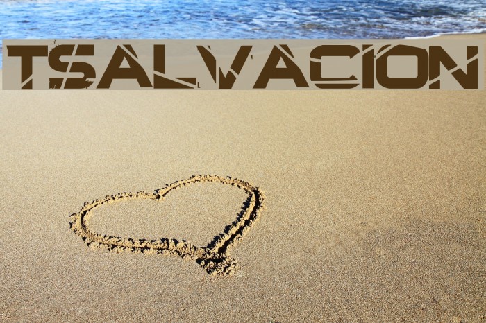 TSalvacion Font examples