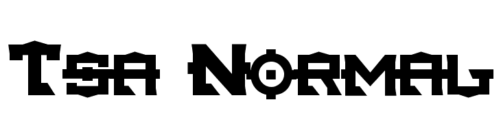 Tsa Normal  免费字体下载