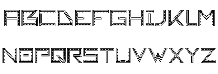 Tsachi Font LOWERCASE
