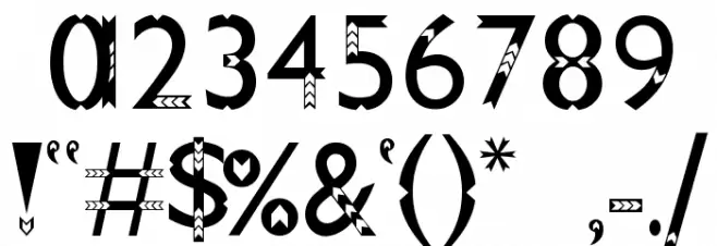 Tsalagi Font OTHER CHARS