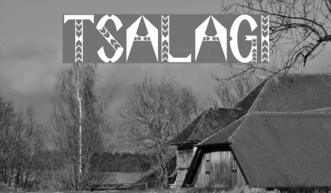Tsalagi Font examples