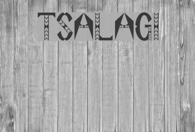 Tsalagi Font examples