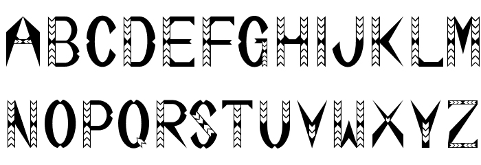 Tsalagi Font LOWERCASE