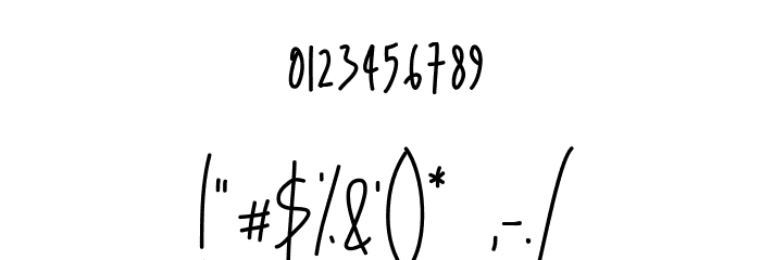 Tsanafia Font OTHER CHARS