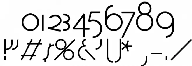 Tschich Font OTHER CHARS