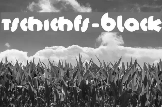 TschichFS-Black Schriftart examples
