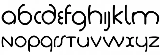 TschichLightFS फ़ॉन्ट अपरकेस
