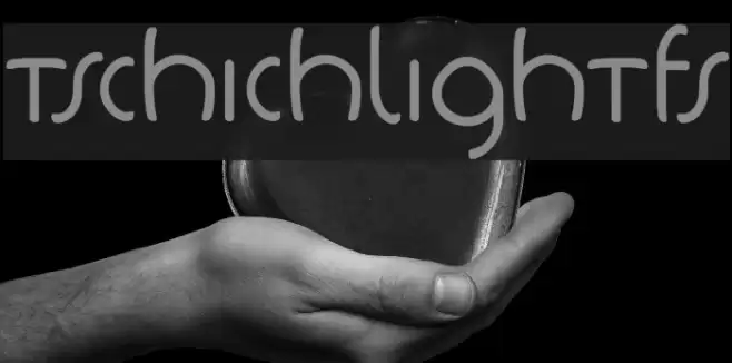 TschichLightFS Font examples