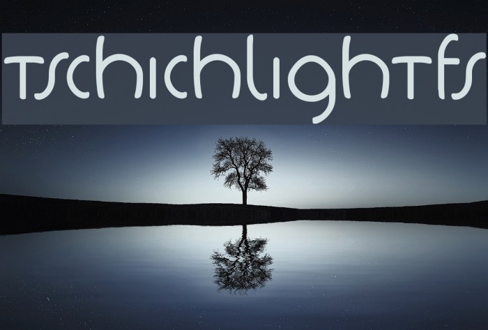 TschichLightFS Font examples