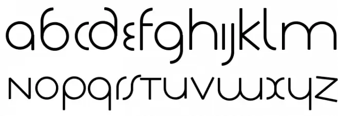 Tschich 字体 小写