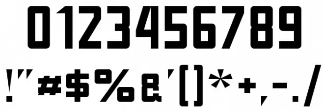 Tschichold-Bold Font OTHER CHARS