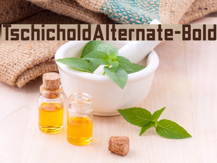 TschicholdAlternate-Bold Font examples