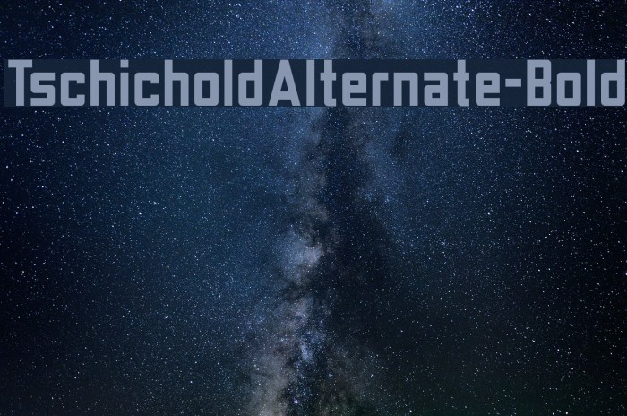 TschicholdAlternate-Bold Font examples