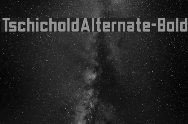 TschicholdAlternate-Bold Fuentes examples