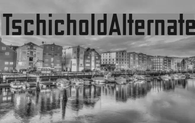 TschicholdAlternate フォント examples