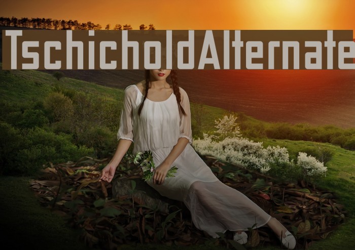TschicholdAlternate Font examples