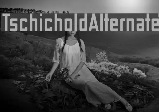 TschicholdAlternate フォント examples