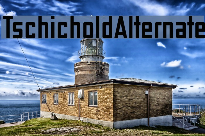 TschicholdAlternate Font examples