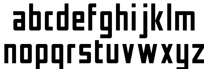 Tschichold Font LOWERCASE